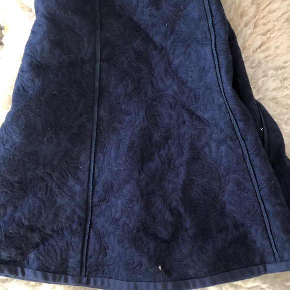 Darkest navy J. Crew midi skirt with bell flare - Picture 8 of 9